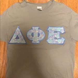 Delta Phi Epsilon Letters Tee